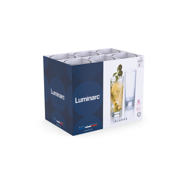 Glass Luminarc Islande Transparent Glass 330 ml (24 Units) - immagine 3